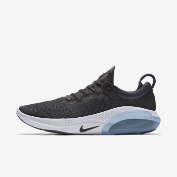 Nike Joyride Run Flyknit By You - Férfi Futócipő - Fekete/Sötét Szürke